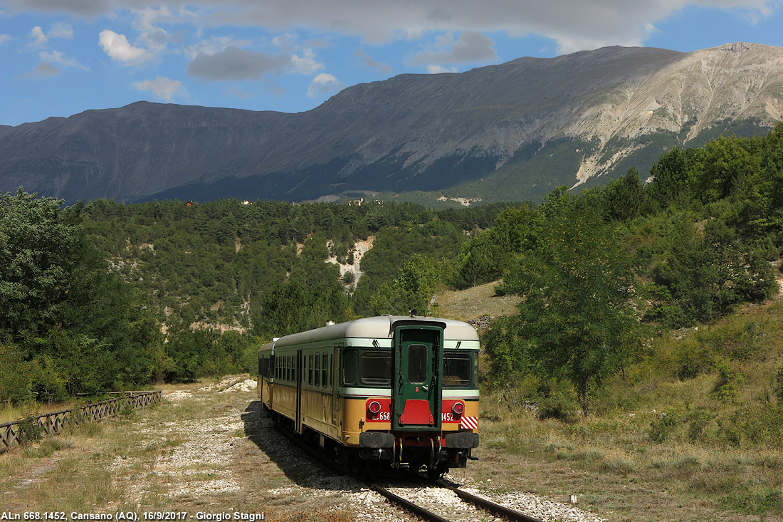 Sulmona 2017: l'appennino e la littorina - Cansano.