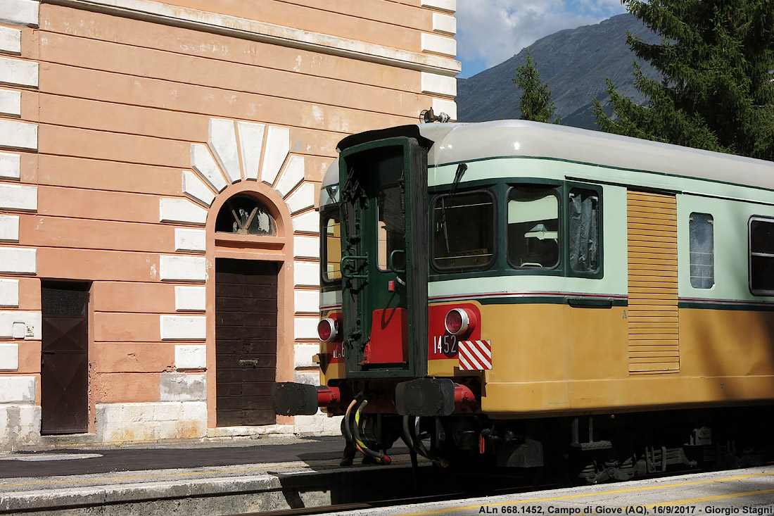 Sulmona 2017: l'appennino e la littorina - Campo di Giove.