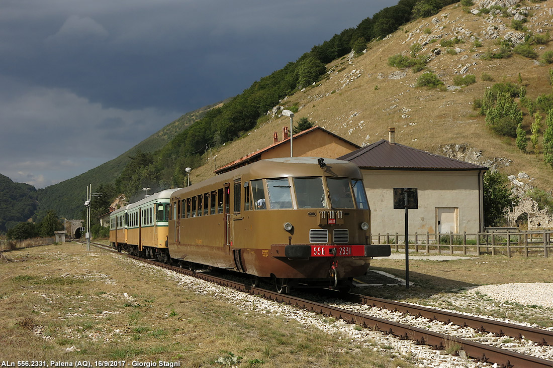 Sulmona 2017: l'appennino e la littorina - Palena.