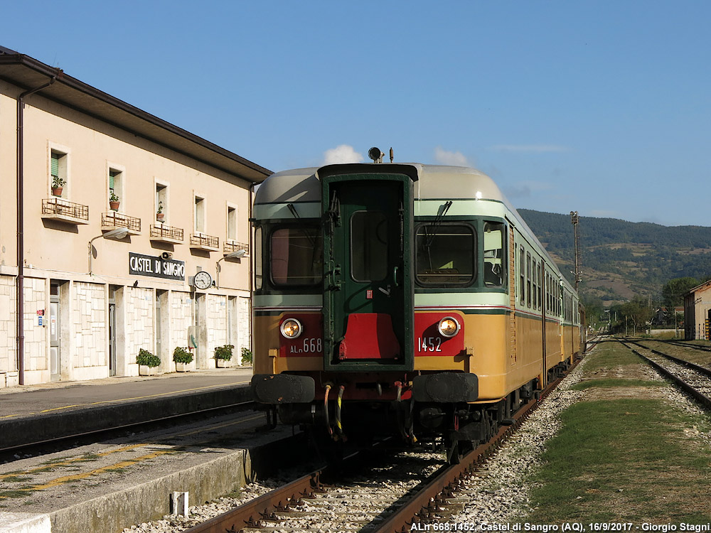 Sulmona 2017: l'appennino e la littorina - Castel di Sangro.