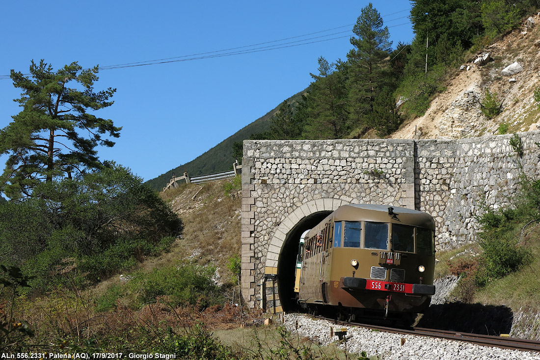 Sulmona 2017: l'appennino e la littorina - Palena.