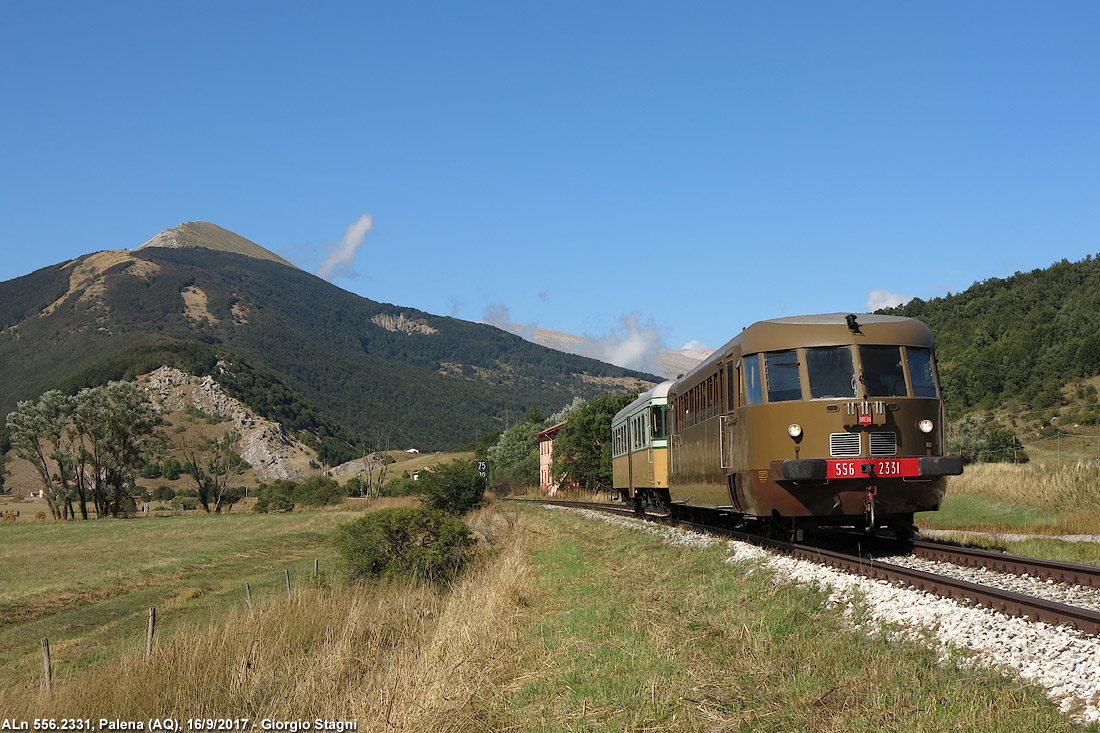 Sulmona 2017: l'appennino e la littorina - Palena.