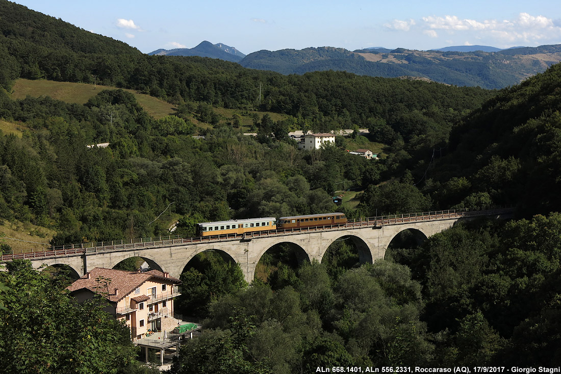 Sulmona 2017: l'appennino e la littorina - Roccaraso.