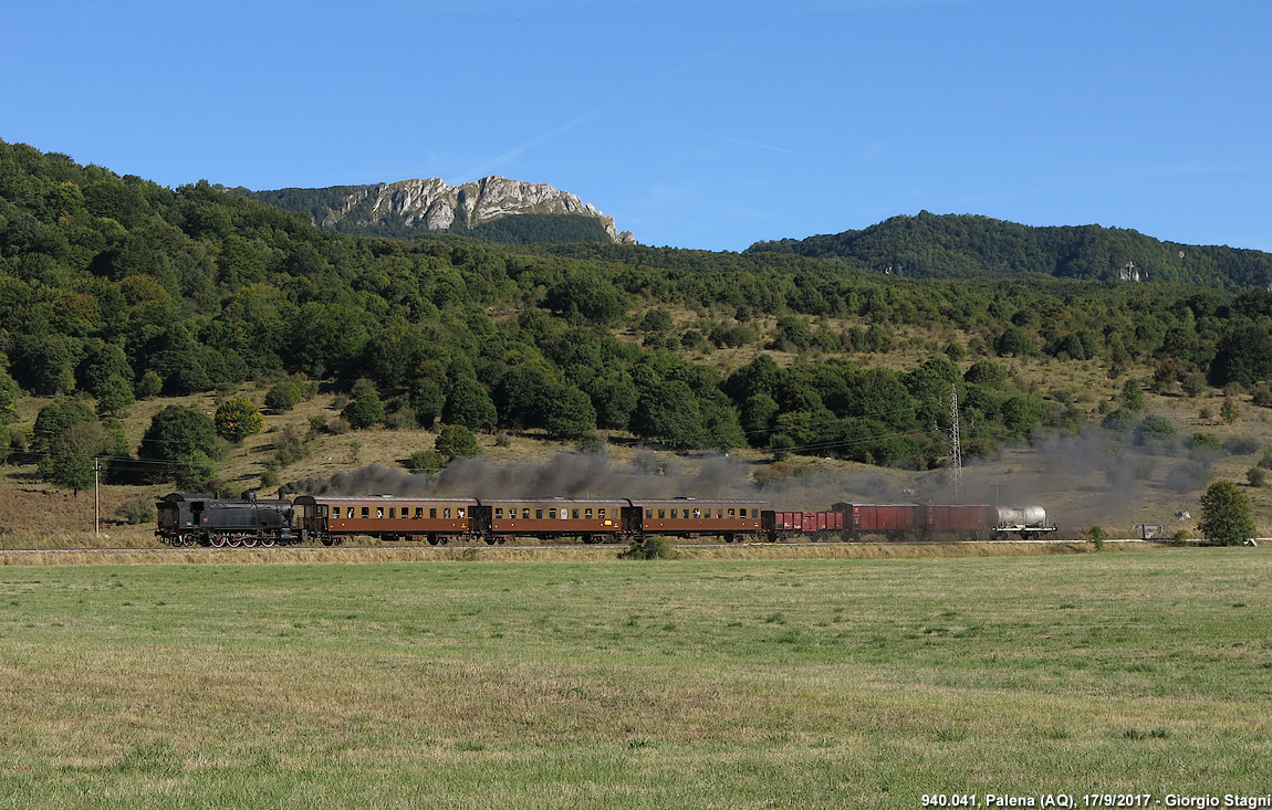 Sulmona 2017: l'appennino e la littorina - Palena.