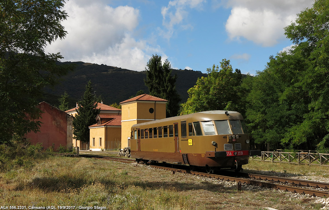 Sulmona 2017: l'appennino e la littorina - Cansano.