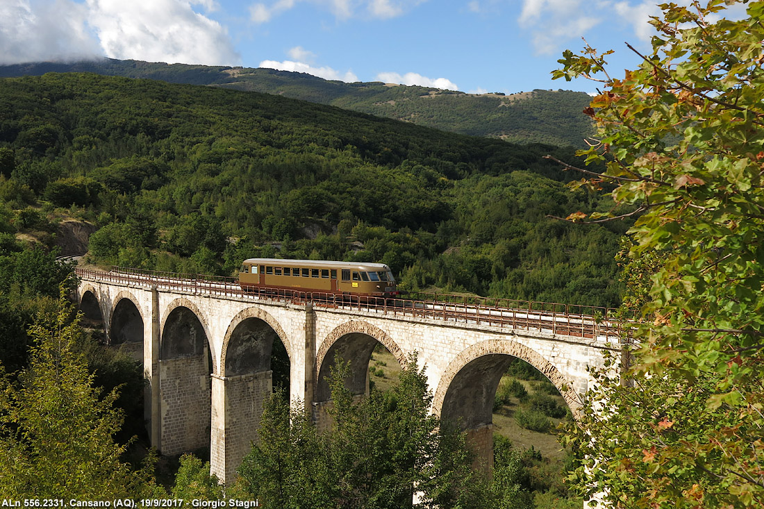 Sulmona 2017: l'appennino e la littorina - Cansano.