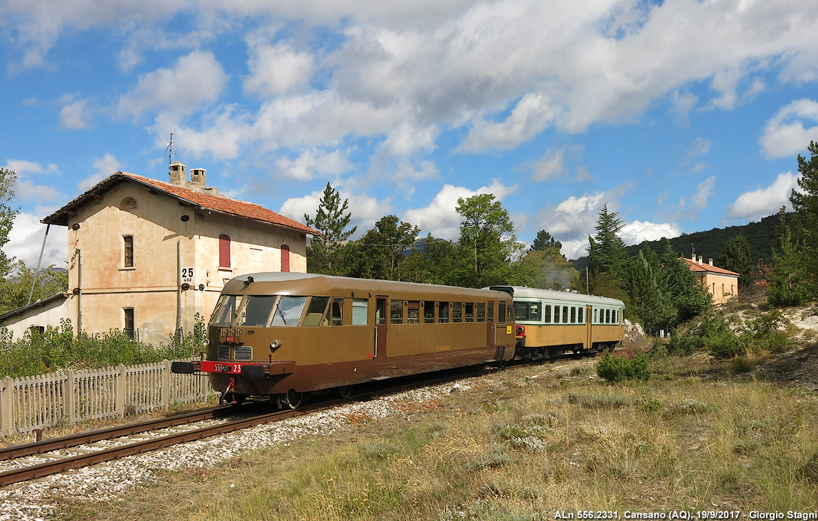 Sulmona 2017: l'appennino e la littorina - Cansano.