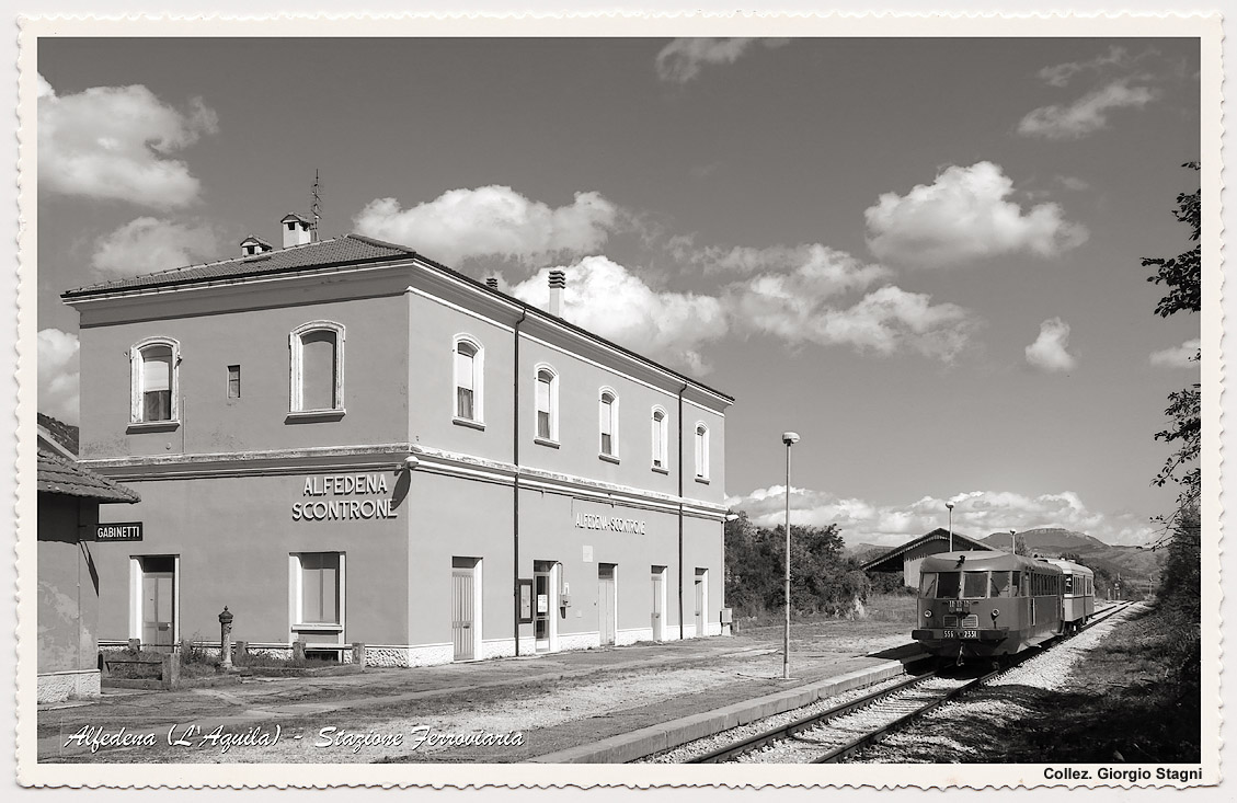 Sulmona 2017: l'appennino e la littorina - Alfedena.