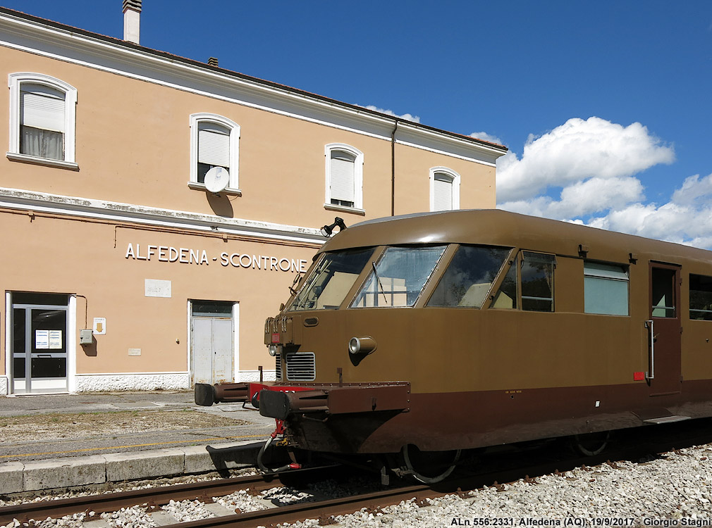 Sulmona 2017: l'appennino e la littorina - Alfedena.