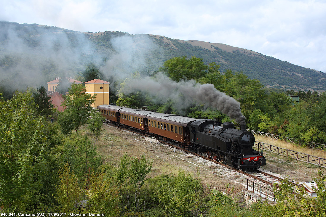 Sulmona 2017: l'appennino e la littorina - Cansano.