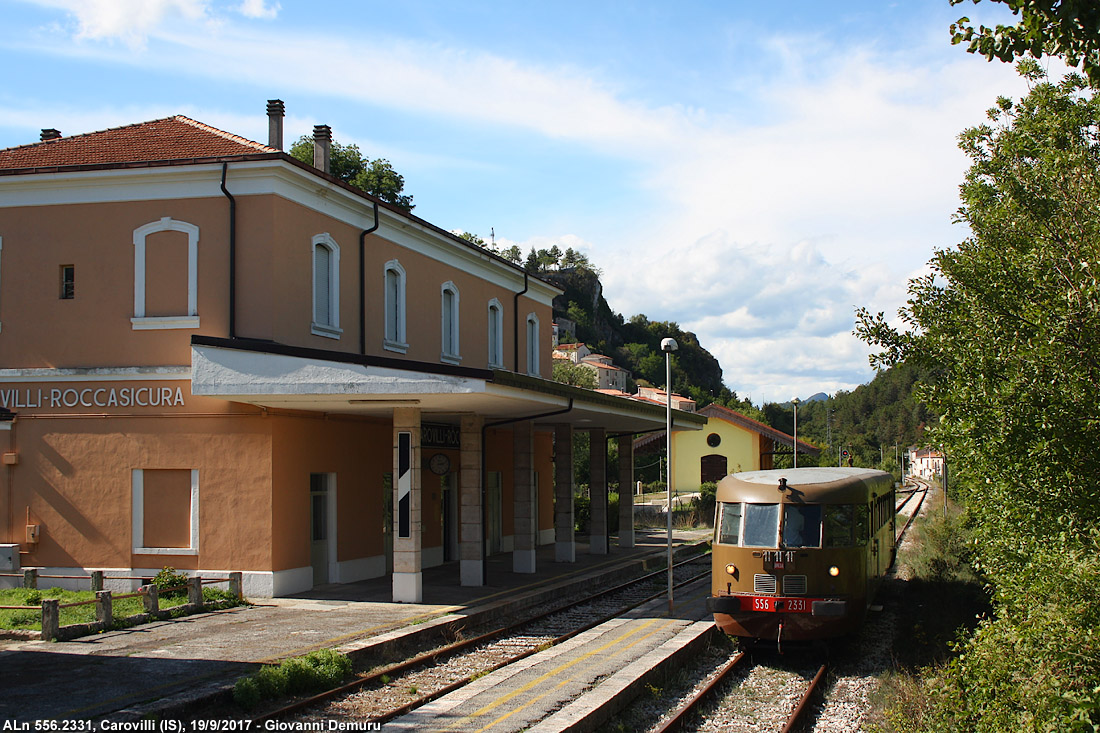 Sulmona 2017: l'appennino e la littorina - Carovilli.