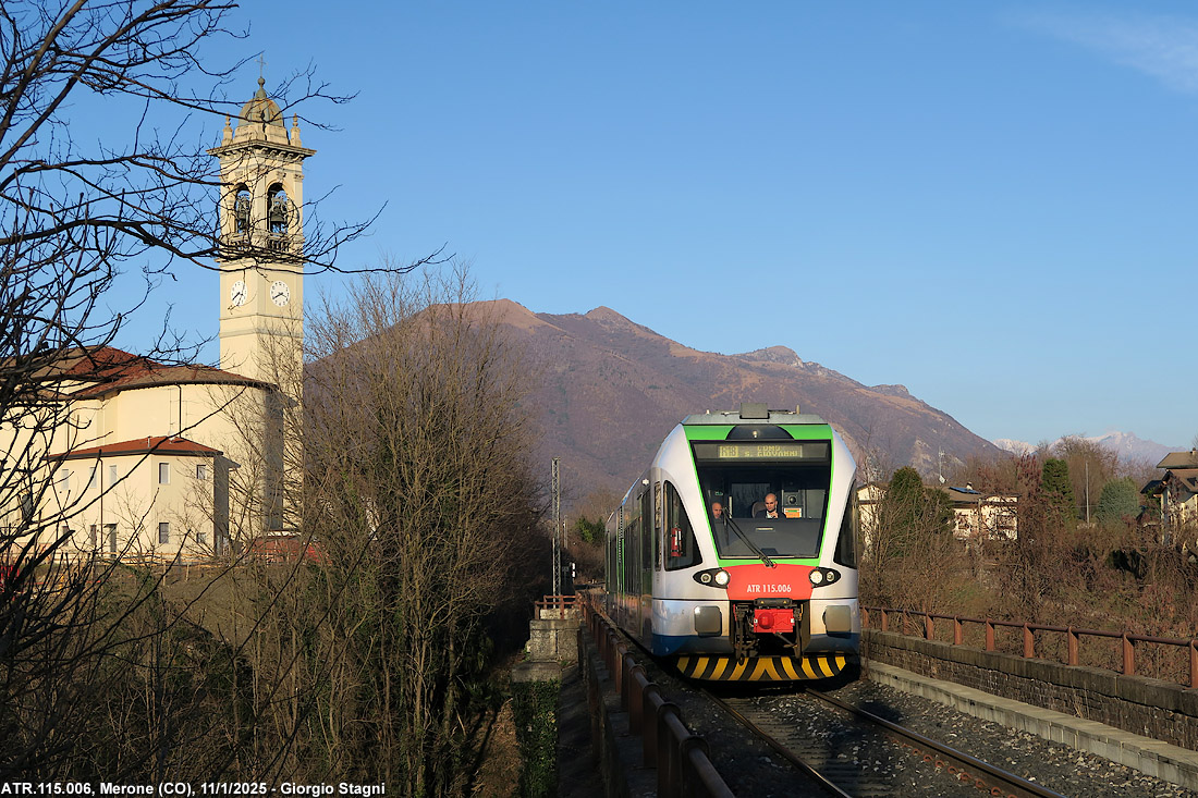 Inverno intorno a Molteno - Merone.