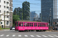 Tram 2025, molto colorati - Via Carlo Farini.