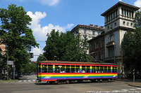 Tram 2025, molto colorati - Via Mario Pagano.