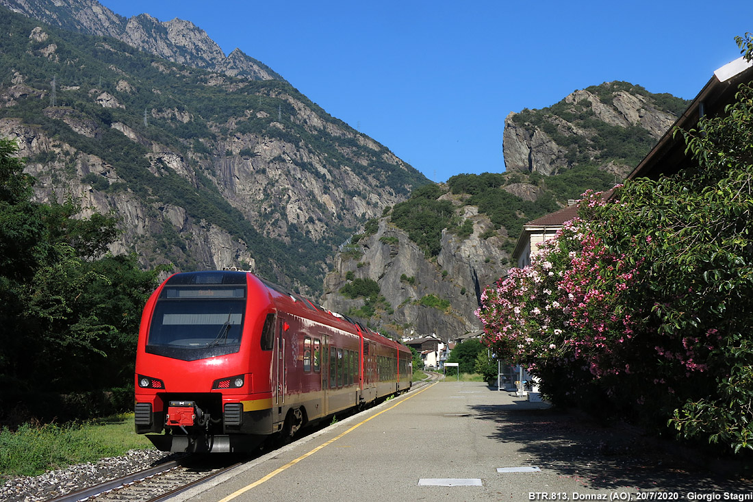 Estate 2020: un treno rosso in valle! - Donnaz.