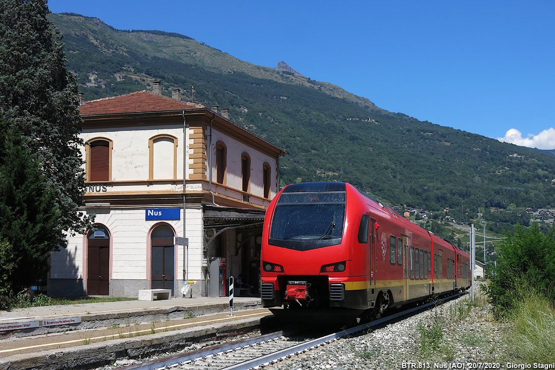 Estate 2020: un treno rosso in valle! - Nus.