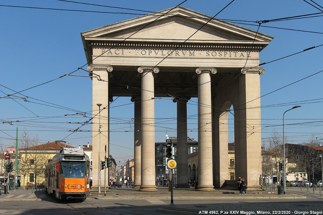 Tram e filobus - Porta Ticinese.