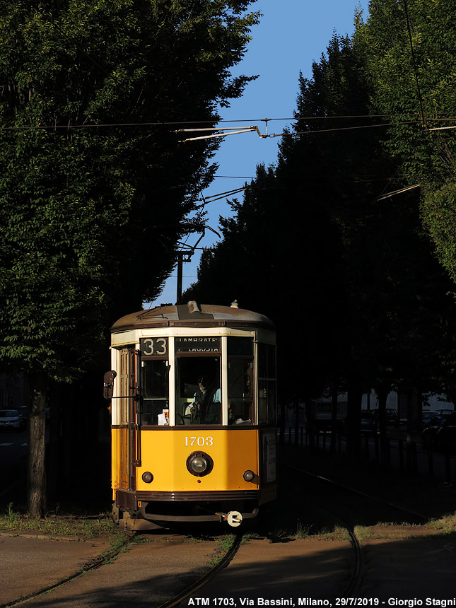 I tram del 2019 - Via Bassini.
