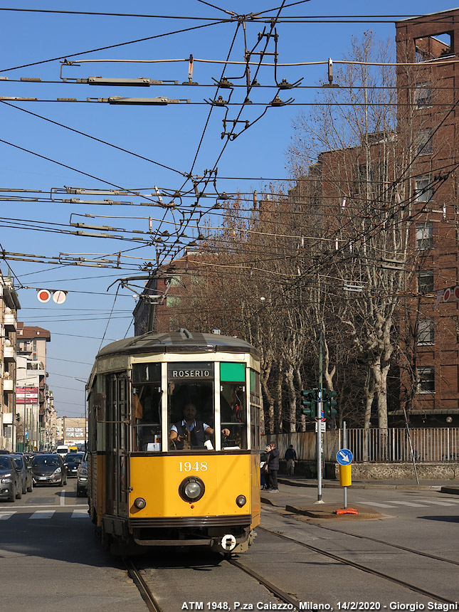 Tram e filobus - P.za Caiazzo.