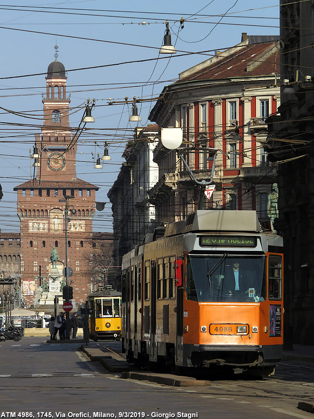 I tram del 2019 - Via Dante.