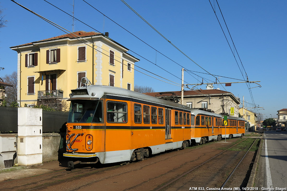 2017-18: il tram  tornato - Cassina Amata.