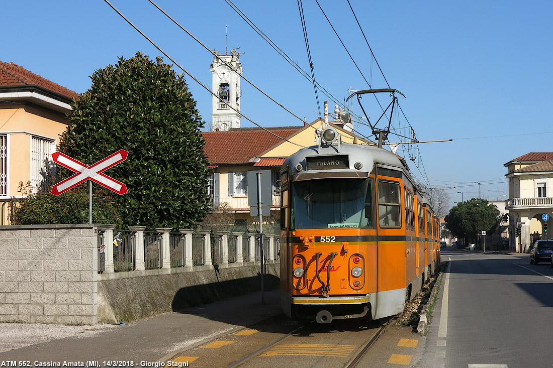2017-18: il tram  tornato - Cassina Amata.