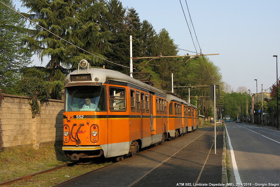 2017-18: il tram  tornato - Limbiate.