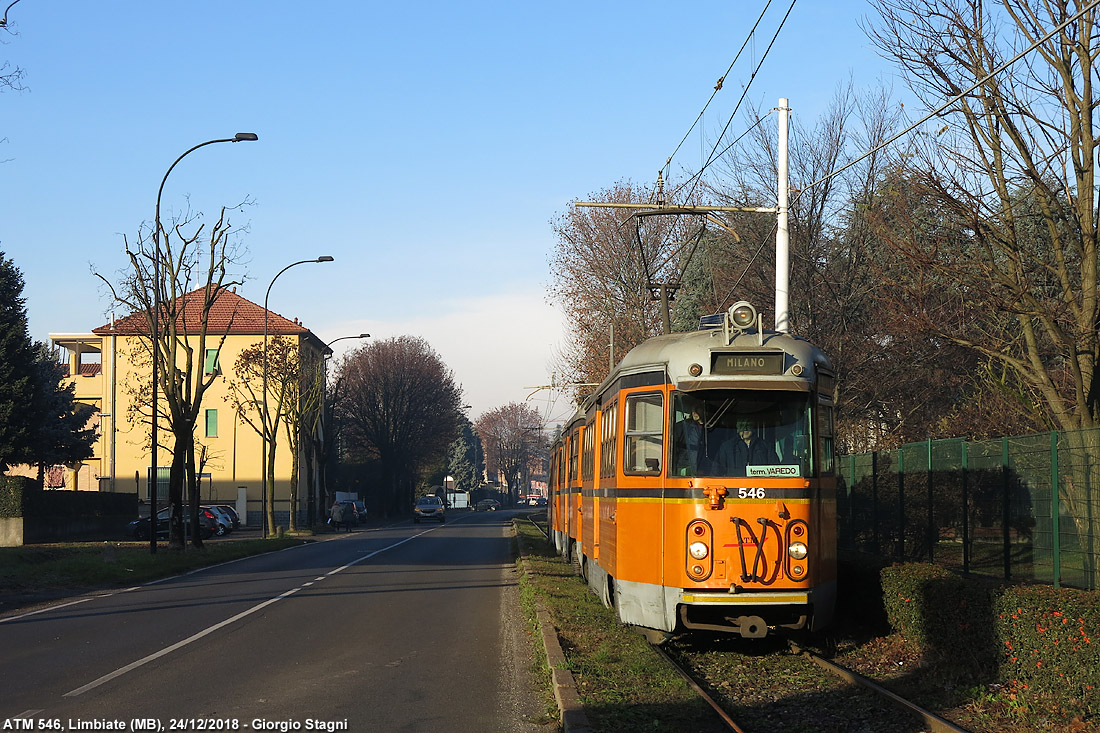 2017-18: il tram  tornato - Limbiate.