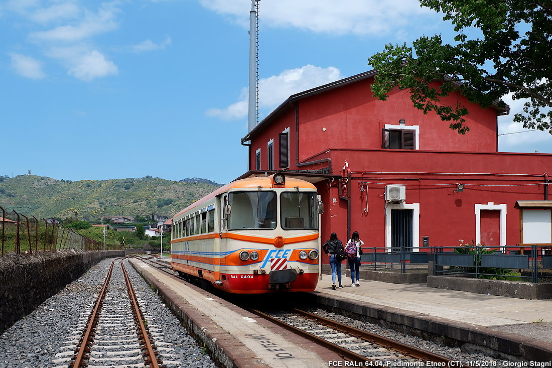 Le RALn sulla Circumetnea - Piedimonte Etneo.