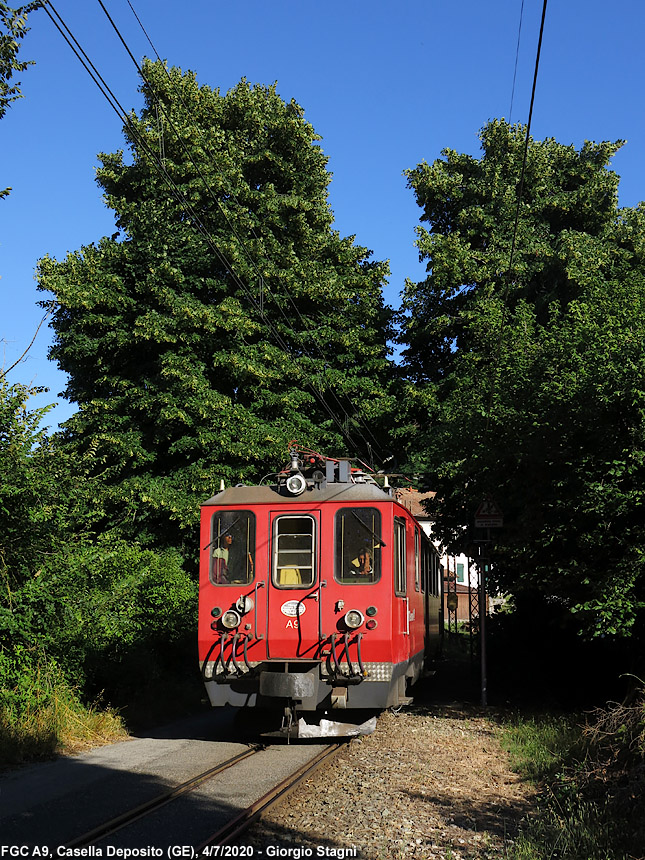 Il treno rosso di Casella - Casella Deposito.