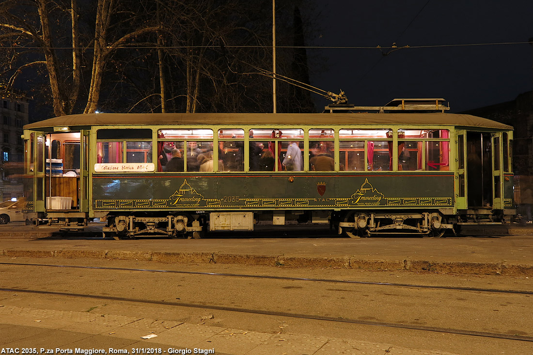 I tram storici e il Museo di Porta S.Paolo - P.za Porta Maggiore.