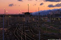 Ferrovia in Sicilia - Messina Marittima.