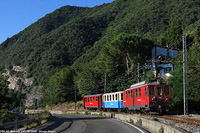 Il treno rosso di Casella - Molinetti.