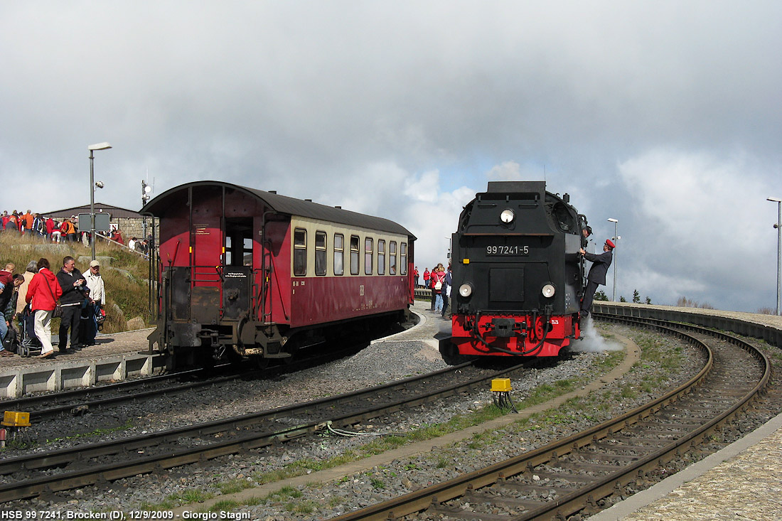 Vapore nell'Harz - Brocken.