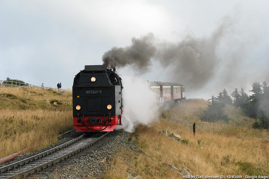 Vapore nell'Harz - Brocken.