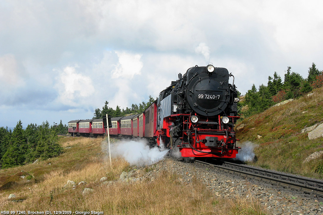 Vapore nell'Harz - Brocken.