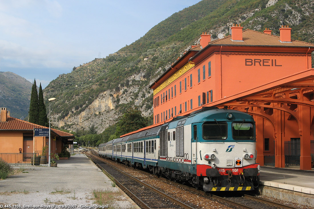 Locomotive D.445 - Breil-sur-Roya.