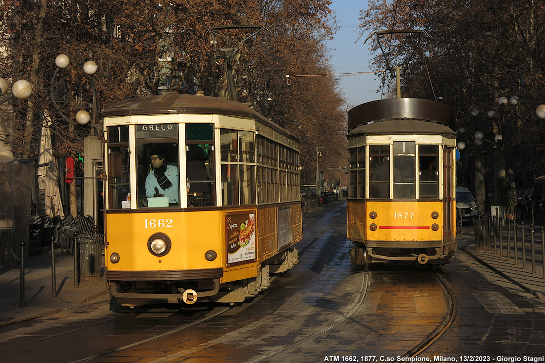 Tram a Milano 2023 - C.so Sempione.