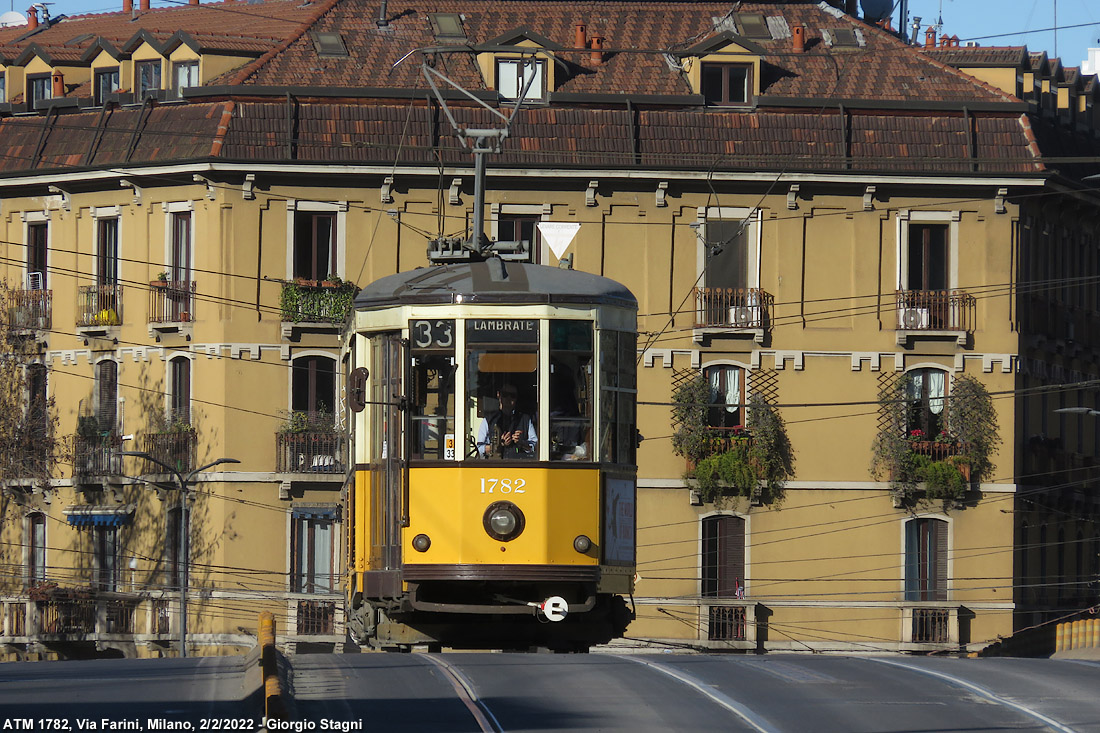 Tram a Milano 2022 - Via Carlo Farini.