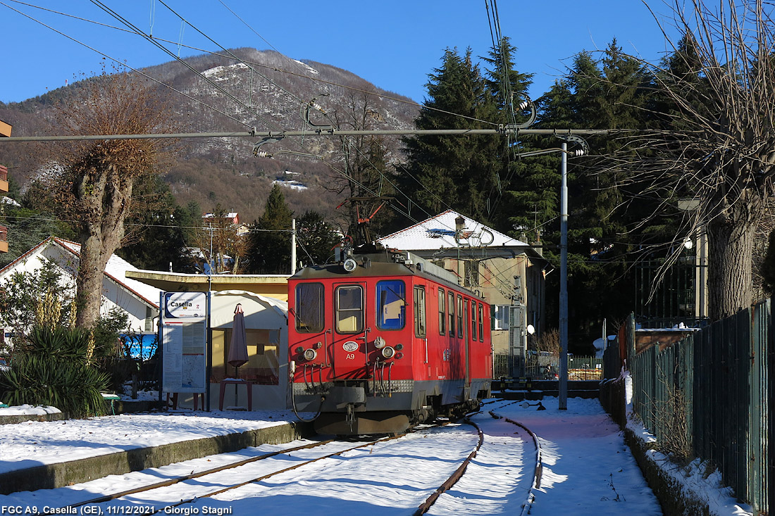 Neve in valle! - Casella a primavera - Casella Paese.