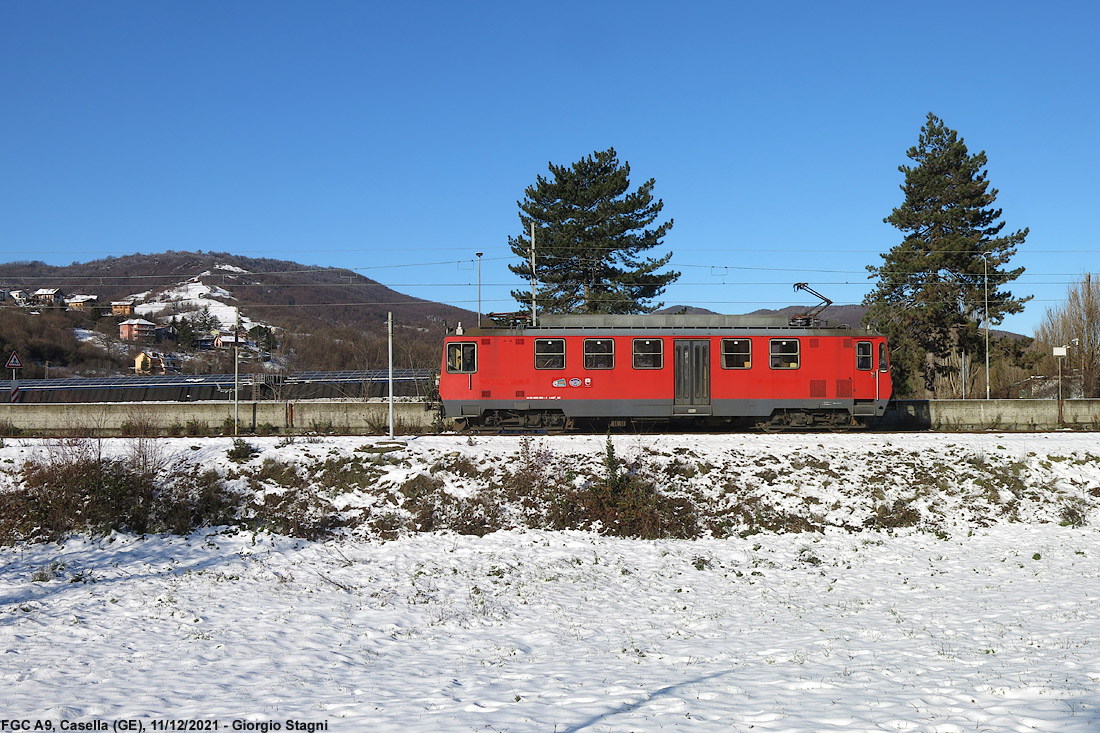 Neve in valle! - Casella a primavera - Casella Paese.