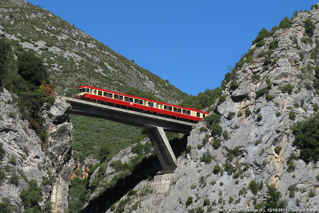 Caravelle SNCF 4500 - Saorge.