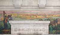 La galleria di testa e le vedute - Vista di Torino.