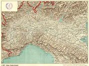 Mappe italiane anni '20 - Nord Italia - Ed. Ottavio Far (c.1927).
