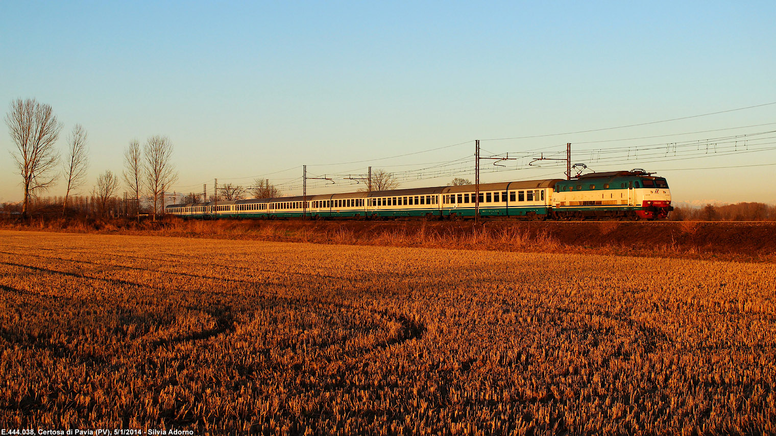La terra e la ferrovia - Certosa di Pavia.