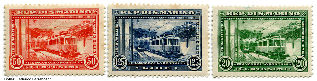 Centro e sud - San Marino (francobolli).