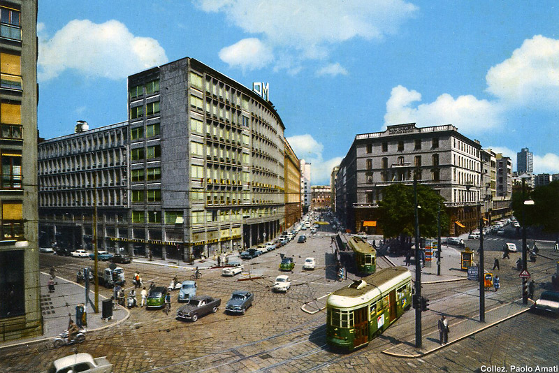Colori in cartolina - Piazza Cavour.