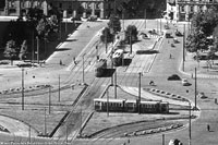 Tram a Milano - Piazza Repubblica (part.)