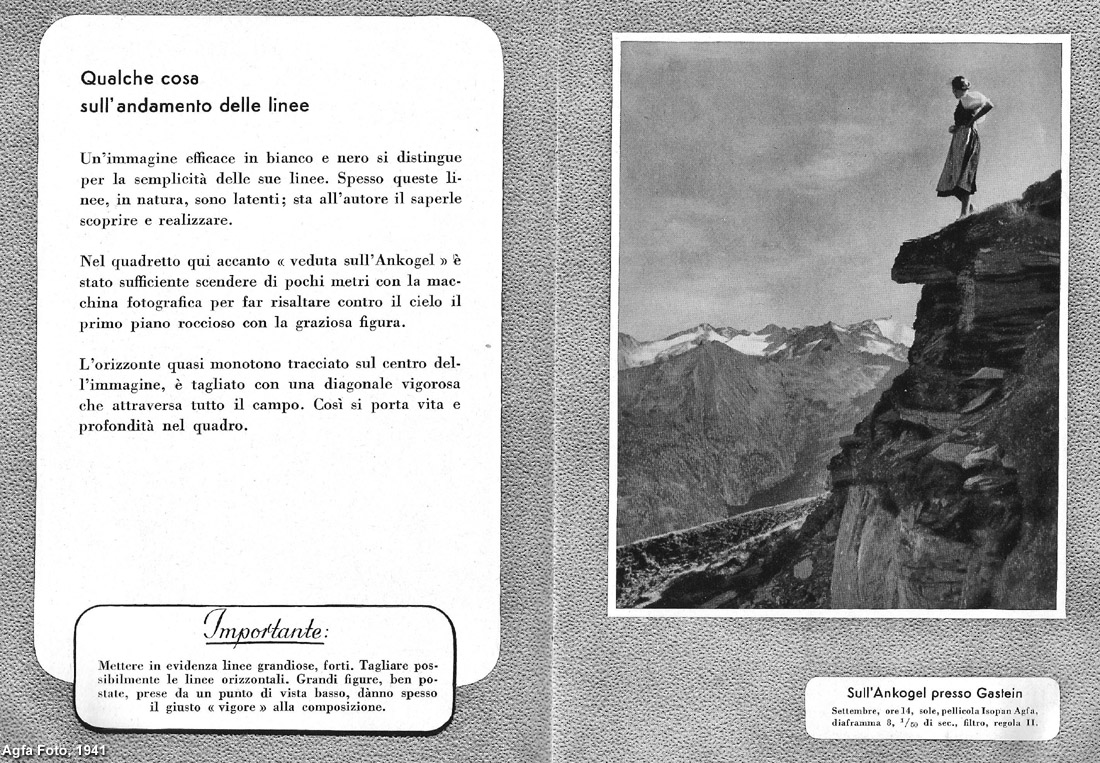 Manuali di fotografia vintage - Come fotografo in montagna