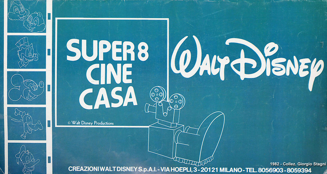 Cataloghi di film a passo ridotto - Walt Disney Cinecasa